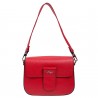 Сумка маленькая кожаная KARYA 5068-46 красный флотар