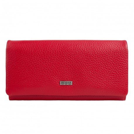Кошелек женский кожаный Desisan 163-04 красный флотар