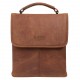 Сумка мужская кожа KARYA 0268-32 светло-коричневый нубук