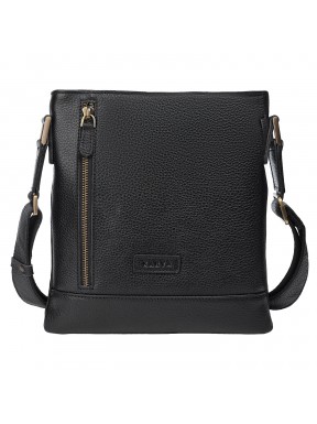 Сумка мужская кожа KARYA 0515-45 черный флотар