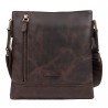 Сумка мужская кожа KARYA 0515-31 коричневый нубук