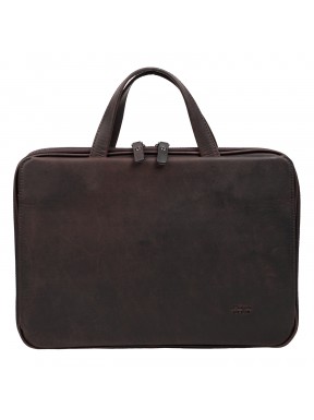 Портфель кожа KARYA 0873-31 коричневый нубук