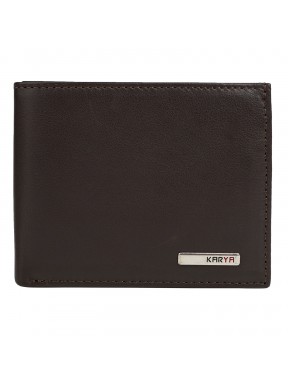 Портмоне мужское кожа KARYA 0987-39 коричневый флотар