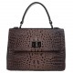 Сумка женская кожа Desisan 2047-4229 темно-бежевый кроко