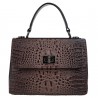 Сумка женская кожа Desisan 2047-4229 темно-бежевый кроко
