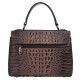 Сумка женская кожа Desisan 2047-4229 темно-бежевый кроко