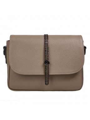 Сумка женская кожаная Desisan 2048-283 бежевый флотар