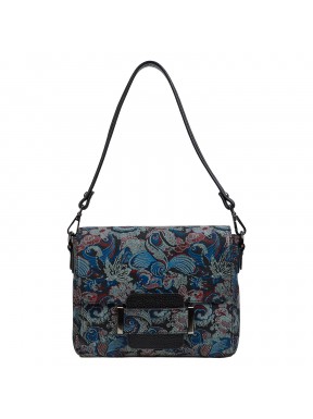 Сумка женская кожаная Desisan 2045-962 цветы
