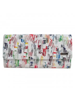 Кошелек женский кожа Desisan 150-747 светлые мазки