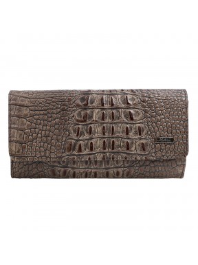 Кошелек женский кожа Desisan 150-832 светло-бежевый кроко