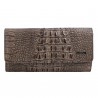 Кошелек женский кожа Desisan 150-832 светло-бежевый кроко