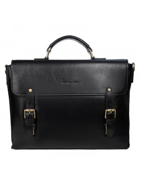 Портфель кожа Tony Bellucci 5261-101 черный гладкий