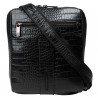 Барсетка мягкая кожа KARYA 0678-53 черный кроко