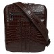 Барсетка мягкая кожа KARYA 0678-57 коричневый кроко