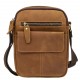 Мужская кожаная сумка через плечо BUFFALO BAGS M6211Q коричневый нубук