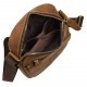 Мужская кожаная сумка через плечо BUFFALO BAGS M6211Q коричневый нубук