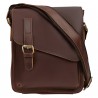 Мужская кожаная сумка через плечо BUFFALO BAGS 6228C светло-коричневый нубук