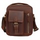 Мужская кожаная сумка через плечо BUFFALO BAGS 6232B коричневый нубук