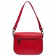 Сумка маленькая кожаная KARYA 5068-46 красный флотар