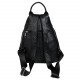 Кожаный женский рюкзак BUFFALO BAGS MB3191black