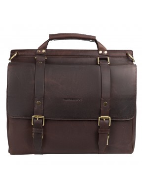 Портфель кожа Tony Bellucci 5084-04 коричневый нубук