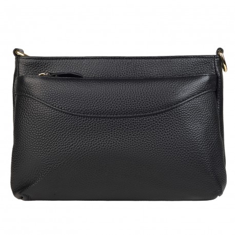 Сумка женская из натуральной кожи MB651black