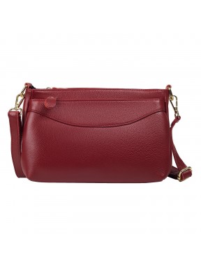 Сумка женская из натуральной кожи MB651red