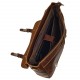 Портфель мягкий кожаный BUFFALO BAGS M2009R коричневый нубук
