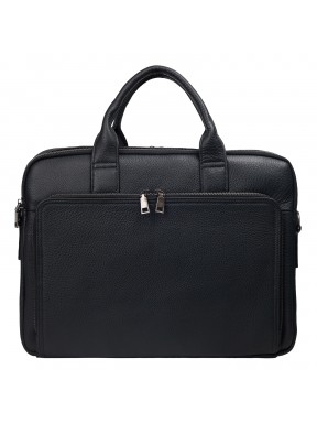 Портфель мягкий кожаный BUFFALO BAGS M5082A черный