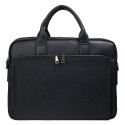 Портфель мягкий кожаный BUFFALO BAGS M5082A черный