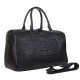 Сумка дорожкая кожаная BUFFALO BAGS M4011A черный кроко