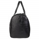 Сумка дорожкая кожаная BUFFALO BAGS M4011A черный кроко