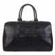 Сумка дорожкая кожаная BUFFALO BAGS M4011A черный кроко
