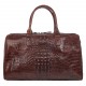 Сумка дорожкая кожаная BUFFALO BAGS M4011C коричневый кроко