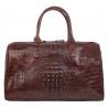 Сумка дорожкая кожаная BUFFALO BAGS M4011C коричневый кроко