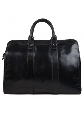 Сумка дорожкая кожаная BUFFALO BAGS M8566A черная