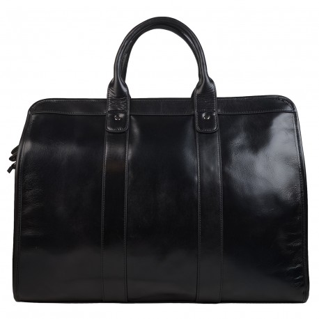 Сумка дорожкая кожаная BUFFALO BAGS M8566A черная