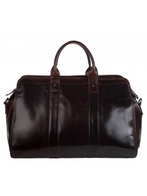 Сумка дорожкая кожаная BUFFALO BAGS M8566c коричневая