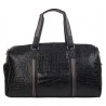 Сумка дорожкая кожаная BUFFALO BAGS M4009A черный кроко