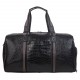 Сумка дорожкая кожаная BUFFALO BAGS M4009A черный кроко