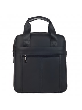 Мужская кожаная сумка через плечо BUFFALO BAGS M8577A черная