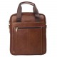 Мужская кожаная сумка через плечо BUFFALO BAGS M8577C коричневая