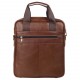 Мужская кожаная сумка через плечо BUFFALO BAGS M8577C коричневая