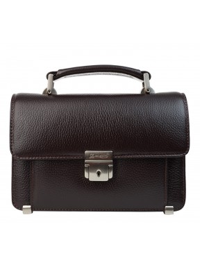 Барсетка кожаная Desisan 1276-9 коричневая