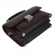 Барсетка кожаная Desisan 1276-9 коричневая