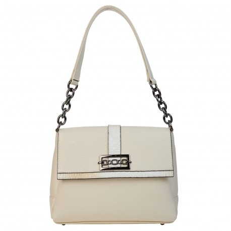 Сумка женская кожаная Desisan 4035-281 бежевая