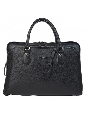 Портфель мягкий кожа KARYA 2237-45 черный