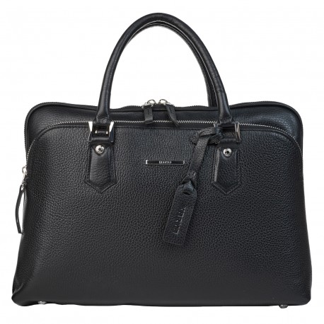 Портфель мягкий кожа KARYA 2237-45 черный