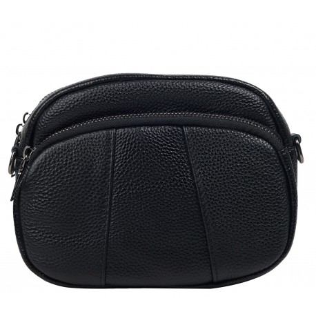 Сумка женская из натуральной кожи MB7310black