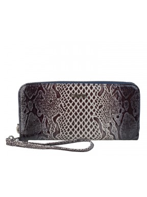 Кошелек женcкий кожа CANPEL 706-468 серо-бежевый лак